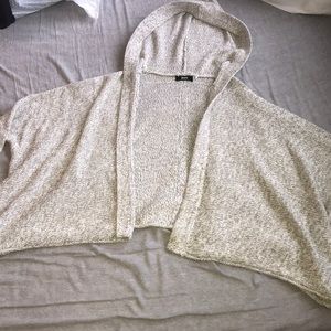 Grey and White Urban Outfitters Cardigan